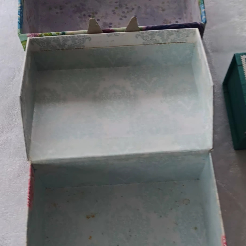 Colorful Decorative Storage Boxes Set Of 9 - Picture 2 of 9